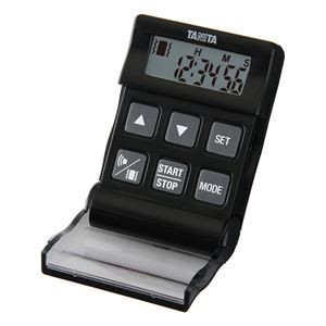 TANITA（タニタ） デジタルタイマー バイブレーションタイマー24時間計 クイック TD-370N ブラック