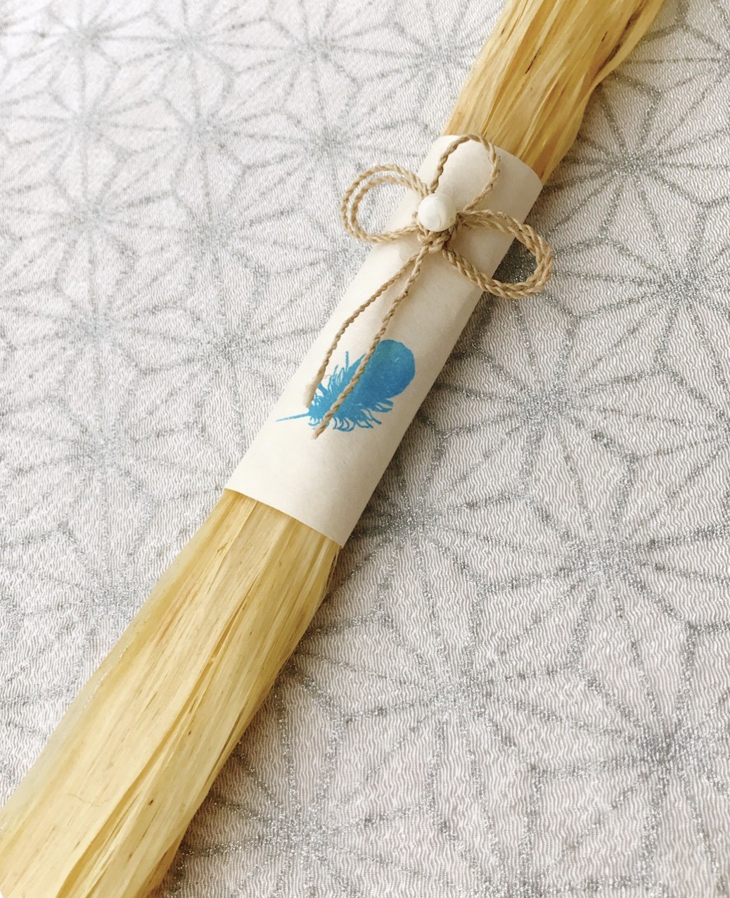 精麻 壁飾り