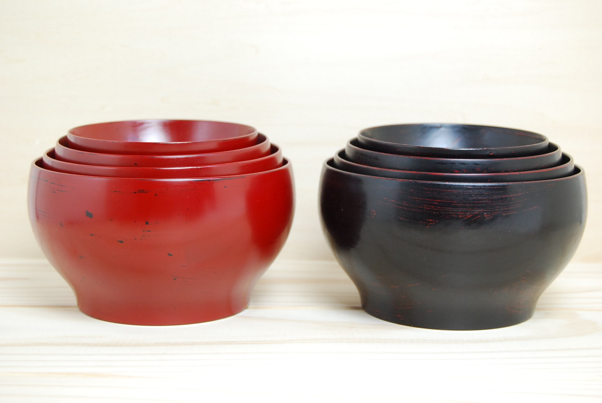 四つ椀応量器（越前漆器）