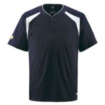 デサント（DESCENTE） ベースボールシャツ（2ボタン） （野球） DB205 Dネイビー M