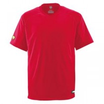 デサント（DESCENTE） ジュニアベースボールシャツ（Vネック） （野球） JDB202 レッド 160