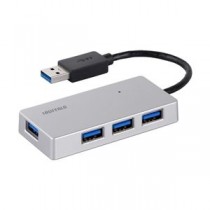 バッファロー（サプライ） USB3.0ハブ 4ポートタイプ シルバー BSH4U21U3SV