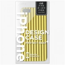 エアージェイ iPhone5S用メタルパネルオーロラケース ゴールド AC-P5-MA GD