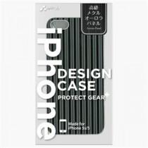 エアージェイ iPhone5S用メタルパネルオーロラケース ブラック AC-P5-MA BK