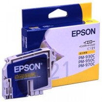 【純正品】 エプソン（EPSON） インクカートリッジ イエロー 型番：ICY21 単位：1個