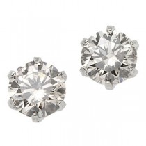 ダイヤモンドピアス 一粒 プラチナ Pt900 0.2ct スタッドピアス