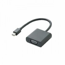 ELECOM（エレコム） Mini DisplayPort-VGA変換アダプタ AD-MDPVGABK