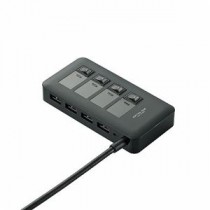 ELECOM（エレコム） USB3.0対応個別スイッチ付き4ポートUSBハブ U3H-S409SBK