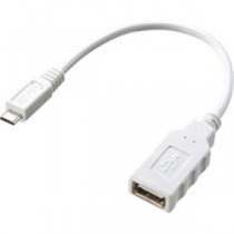 USBホスト変換アダプタケーブル（MicroBオス-Aメス）