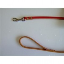 岡野製作所 ソフトなめし引皮 #15 レッド【ペット用品】【リード】