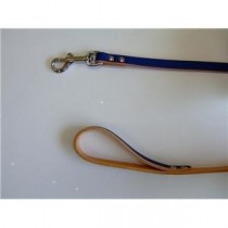 岡野製作所 ソフトなめし引皮 #18 ブルー【ペット用品】【リード】