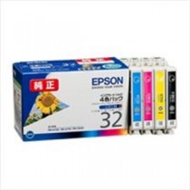 EPSON エプソン インクカートリッジ 純正 【IC4CL32】 4色パック(ブラック・シアン・マゼンタ・イエロー)