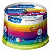 三菱化学メディア CD-R ＜700MB＞ SR80SP50V1 50枚