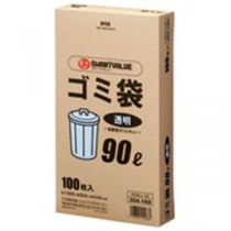 ジョインテックス ゴミ袋 LDD 透明 90L 100枚 N044J-90