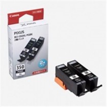 Canon キヤノン インクカートリッジ 純正 【BCI-350XLPGBK2P】 2本入り ブラック(黒)