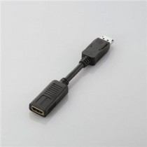 ELECOM（エレコム） DisplayPort-HDMI変換アダプタ AD-DPHBK