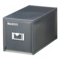 吉川国工業 卓上収納 収納ボックス CDケース ライフモジュール ブラック
