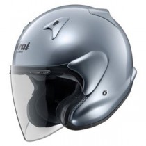 ジェットヘルメット シールド付き MZ-F サファイヤシルバー 59-60 【バイク用品】