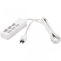 バッファロー（サプライ） 2ピン式電源タップ 3個口タイプ 雷サージ防止／個別スイッチ付 2m ホワイト BSTAPSW2320WH