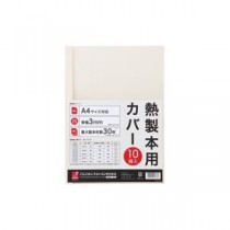 （まとめ）アコ・ブランズ 製本カバーA4 3mmアイボリー 10冊 TCW03A4R【×3セット】