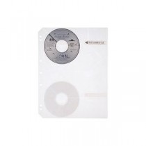 （まとめ）プラス CD／DVD追加用替ポケット RE-141CD 5枚【×5セット】