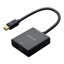 ミヨシ 4K対応miniDisplayPort-HDMIブラック ブラック DPA-4KHD01／BK