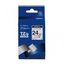 （業務用セット） ブラザー ピータッチ用テープカートリッジ ラミネートテープ 8m TZe-151 透明 黒文字 1巻8m入 【×2セット】