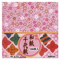 （業務用セット） 大与紙工 おりがみ 和紙千代紙 S-Y31 100枚入 【×10セット】