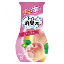 （まとめ） 小林製薬 トイレの消臭元 トイレの消臭元 もぎたて白桃 1個入 【×5セット】
