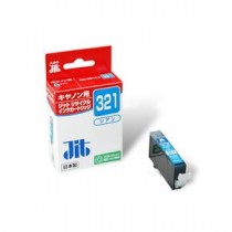 （業務用セット） ジット（キヤノン Canon用） インクジェットカートリッジ JIT-C321C シアン 1個入 【×3セット】
