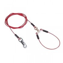 ヤマヒサ タフギア ロングワイヤーチェーン プラス 4.5mm レッド 【首輪】【ペット用品】