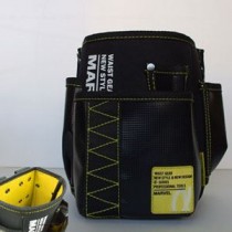 （まとめ）電工ポケット WAIST GEAR 【腰袋×2セット】 イエロー（黄） マーベル MDP-90AY