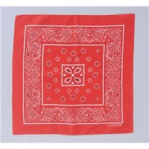 (まとめ)アーテック バンダナ 約550×550mm ポリエステル100％ レッド(赤) 【×30セット】