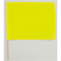 (まとめ)アーテック 旗/フラッグ 【小】 410×300mm ポリエステル・綿製 蛍光イエロー 【×40セット】