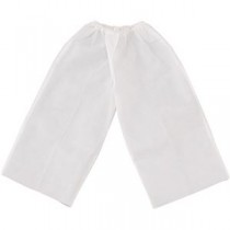 (まとめ)アーテック 衣装ベース 【S ズボン】 不織布 ホワイト(白) 【×15セット】