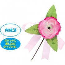 (まとめ)アーテック コサージュ(ローズ)ピンク 【×30セット】