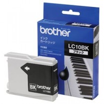 （まとめ） ブラザー BROTHER インクカートリッジ 黒 LC10BK 1個 【×3セット】