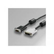 (まとめ) バッファロー ディスプレイケーブル (DVI-I29pin)オス-(ミニD-Sub15pin)オス 1.5m BSDCDA15 1本 【×3セット】