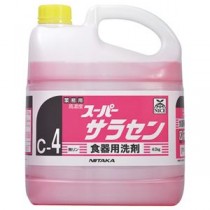 （まとめ） ニイタカ スーパーサラセン 4K（C-4） 業務用 4kg 1本 【×2セット】