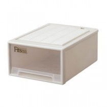 （まとめ） 天馬 Fits フィッツケース クローゼット W390×D530×H230mm カプチーノ M-53CAP 1個 【×2セット】