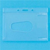 （まとめ） オープン工業 名札用ケース ハードタイプ IDカードサイズ NB-43 1パック（10枚） 【×5セット】