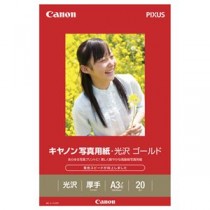 （まとめ） キヤノン Canon 写真用紙・光沢 ゴールド 印画紙タイプ GL-101A3N20 A3ノビ 2310B009 1冊（20枚） 【×2セット】