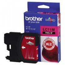 （まとめ） ブラザー BROTHER インクカートリッジ マゼンタ LC11M 1個 【×4セット】