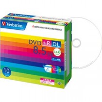 (まとめ) バーベイタム データ用DVD+R DL 8.5GB 8倍速 ワイドプリンターブル 5mmスリムケース DTR85HP10V1 1パック(10枚) 【×2セット】