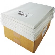 （まとめ） TANOSEE マルチプリンターラベル 再生紙タイプ A4 ノーカット 1冊（100シート） 【×5セット】
