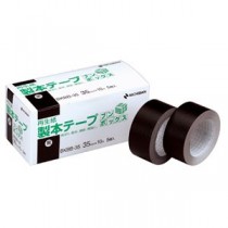 （まとめ） ニチバン 製本テープ＜再生紙＞ブンボックス 35mm×10m 黒 BKBB-356 1箱（5巻） 【×2セット】