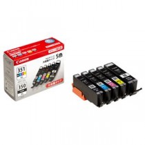 （まとめ） キヤノン Canon インクタンク BCI-351XL+350XL／5MP 5色マルチパック 大容量 6552B001 1箱（5個：各色1個） 【×3セット】