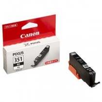 （まとめ） キヤノン Canon インクタンク BCI-351XLBK ブラック 大容量 6438B001 1個 【×3セット】