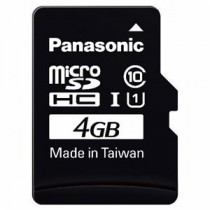 （まとめ） パナソニック microSDHC UHS-Iカード 4GB Class10 RP-SMGA04GJK(1枚) 【×2セット】