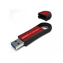 （まとめ） エーデータ USBメモリー 3.0規格 8GB レッド AS107-8G-RRD 1個 【×3セット】